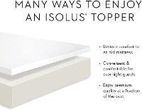 IS25QQ45GT Malouf 2.5 Inch Queen Gel Memory Foam Mattress Topper-6