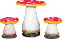 3 Piece Mushroom Garden Set
