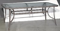 Chocolate Large Patio Dining Table - Mayfield
