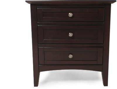 Classic Contemporary Java Brown Nightstand - Kensington