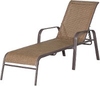 Walnut Brown Chaise Lounge - Mayfield
