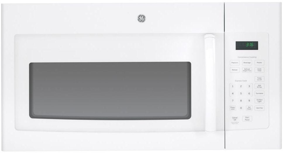 JVM3160DFWW GE Over the Range Microwave - 1.6 cu. ft. White-1