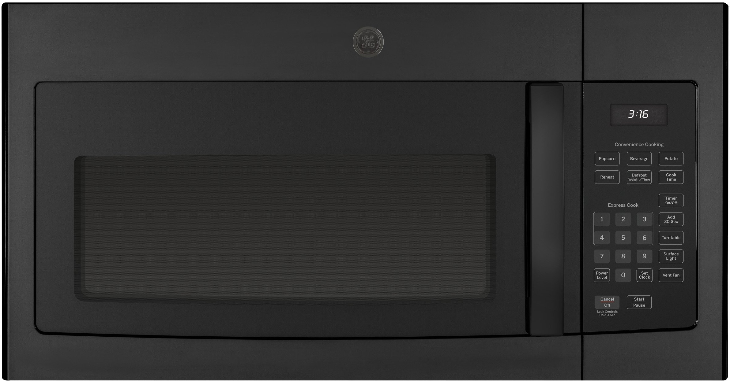 JVM3160DFBB GE Over the Range Microwave - 1.6 cu. ft. Black-1