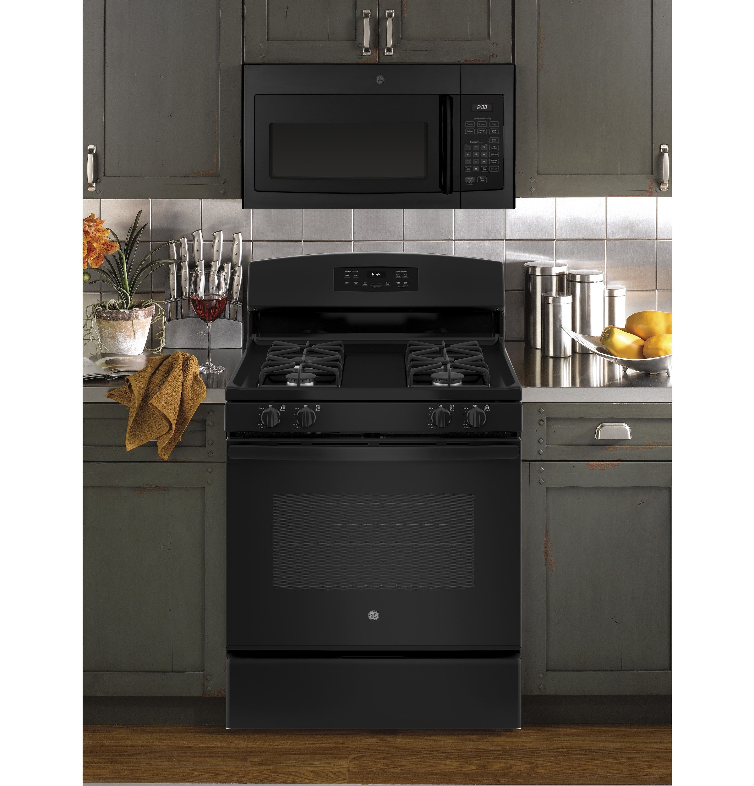 JVM3160DFBB GE Over the Range Microwave - 1.6 cu. ft. Black-5