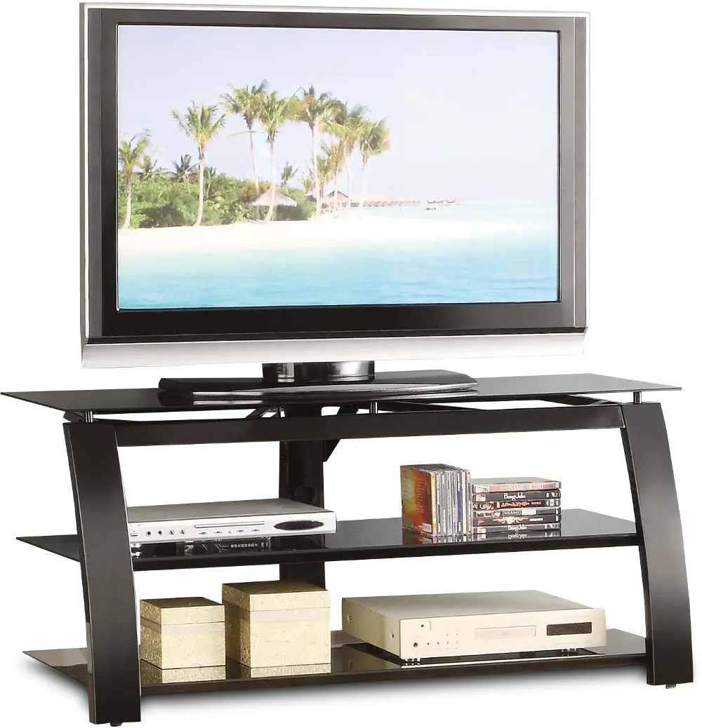 50 Inch Black TV Stand with Mount-1