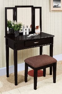 Black Contemporary Vanity Set
