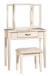White Contemporary Vanity Set