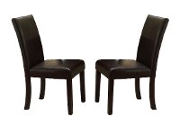 Dark Brown Modern Dining Chair - Pompei Collection