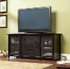 70 Inch Black TV Stand - Edge Water