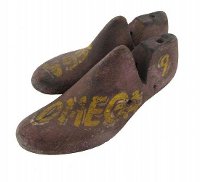 Painted Shoe Mold Pair