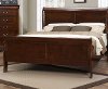 Brown Cherry Traditional Full Size Sleigh Bed - Mayville