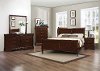 Cherry 4 Piece California King Bedroom Set - Mayville