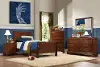 Clearance Mayville Cherry 4 Piece Twin Bedroom Set