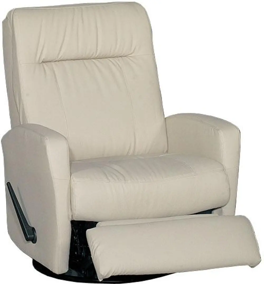 Oyster Off-White Performance Fabric Rocker Recliner - Costilla Collection-1