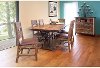 Pine 5 Piece Dining Set - Rustic Antique