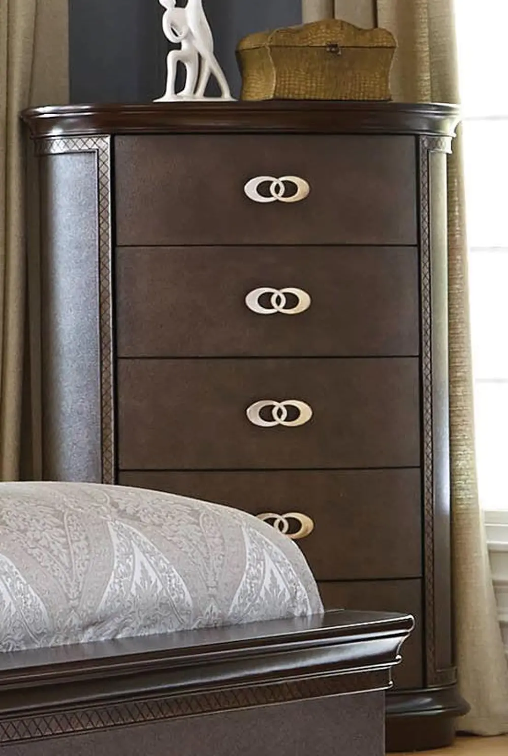 Obsessions Brown Chest of Drawers-1