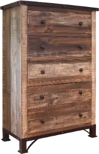 Antique Pine Chest of Drawers