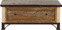Rustic Brown Storage Trunk - Antique