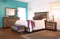 Antique Pine 4 Piece Queen Bedroom Set