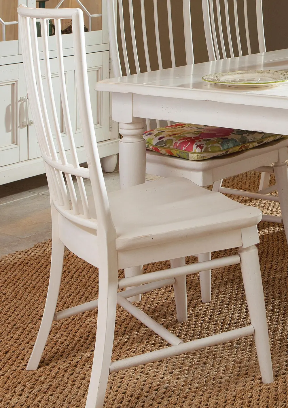 White Dining Room Chair - Carolina Preserves Collection-1