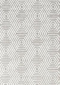 5 x 8 Medium Geometric Gray Area Rug - Boulevard