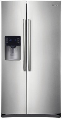 RS25H5111SR Samsung Side-by-Side Refrigerator ENERGY STAR - 36 Inch Stainless Steel