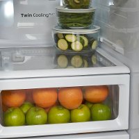 RS25H5111SR Samsung Side-by-Side Refrigerator ENERGY STAR - 36 Inch Stainless Steel-3