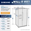 RS25H5111SR Samsung Side-by-Side Refrigerator ENERGY STAR - 36 Inch Stainless Steel-6