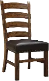 Clearance Chambers Creek Brown Ladder Back Dining Room Chair