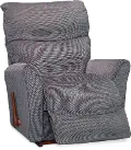 10-765/C122856 Granite Gray Reclina-Rocker Manual Recliner - Rowan