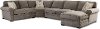 Gray Casual Contemporary 4 Piece Sectional - Orion