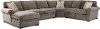 Gray Casual Contemporary 4 Piece Sectional - Orion