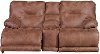 Clearance Elk Tan Reclining Loveseat - Voyager Collection