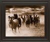Running Horses Framed Wall Art