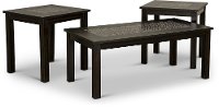 Ceramic Top 3 Piece Coffee Table Set