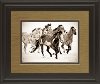Painted Horses Framed Wall Art