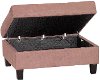 Mahogany Casual Contemporary Storage Ottoman - Marquis-2