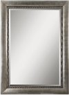 Antique Silver Leaf Floor Mirror