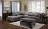 Raven Gray Casual Contemporary 2-Piece Sectional - Marquis