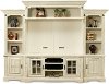 5 Piece White Entertainment Center - Highland Manor