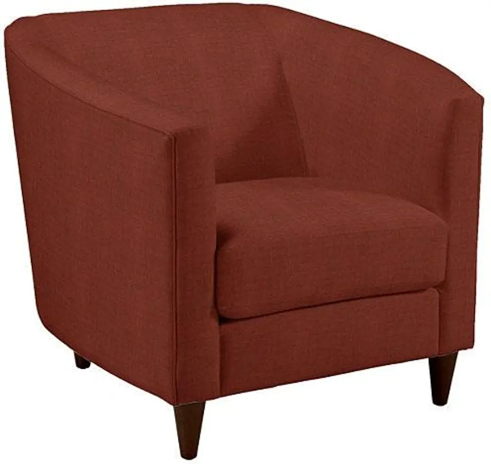 230-628-C117417 Deco 39 Inch Russet Upholstered Chair-1
