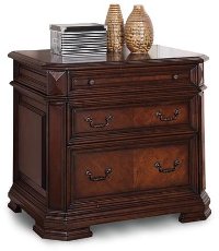 Cherry Brown 2 Drawer Lateral File Cabinet - Westchester