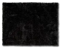 8 x 10 Large Black Area Rug - Viscose