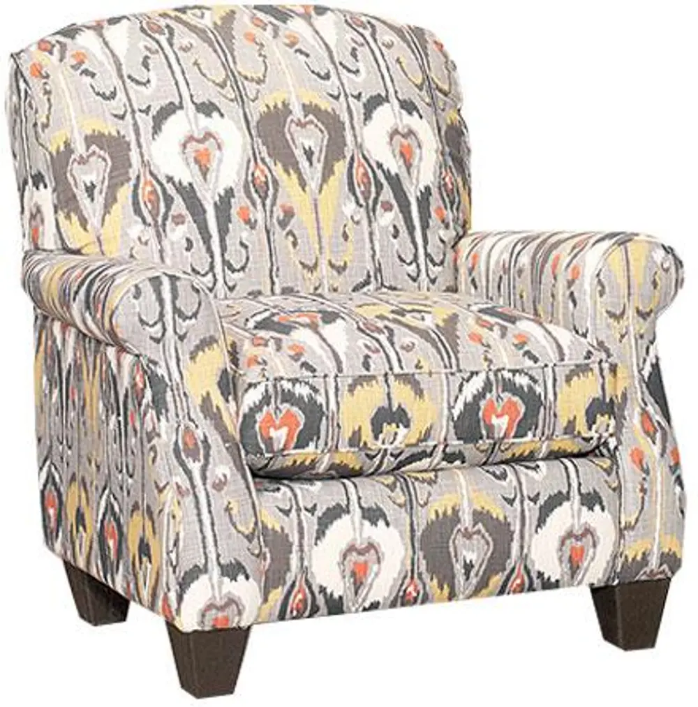 Essentials 36 Inch Pattern Upholstered Accent Chair-1