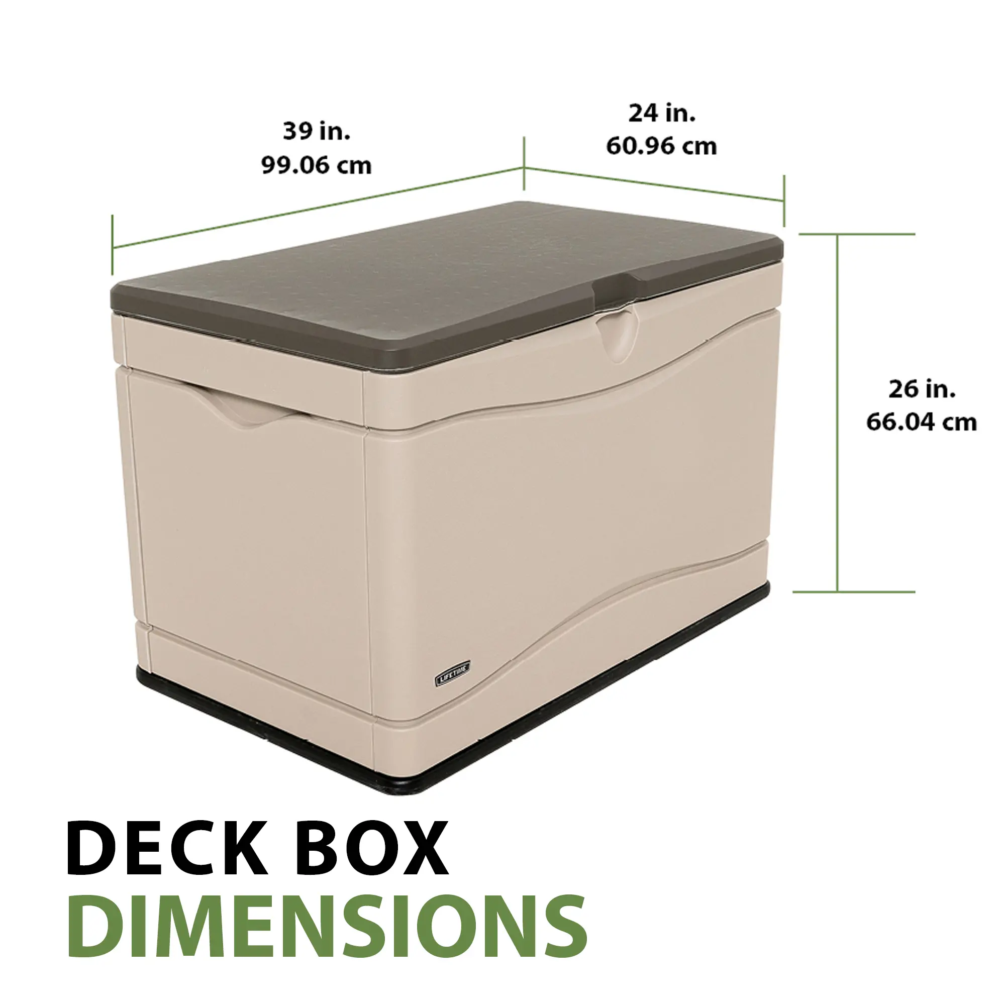 60103 Lifetime Products 80 Gallon Outdoor Storage Box-10