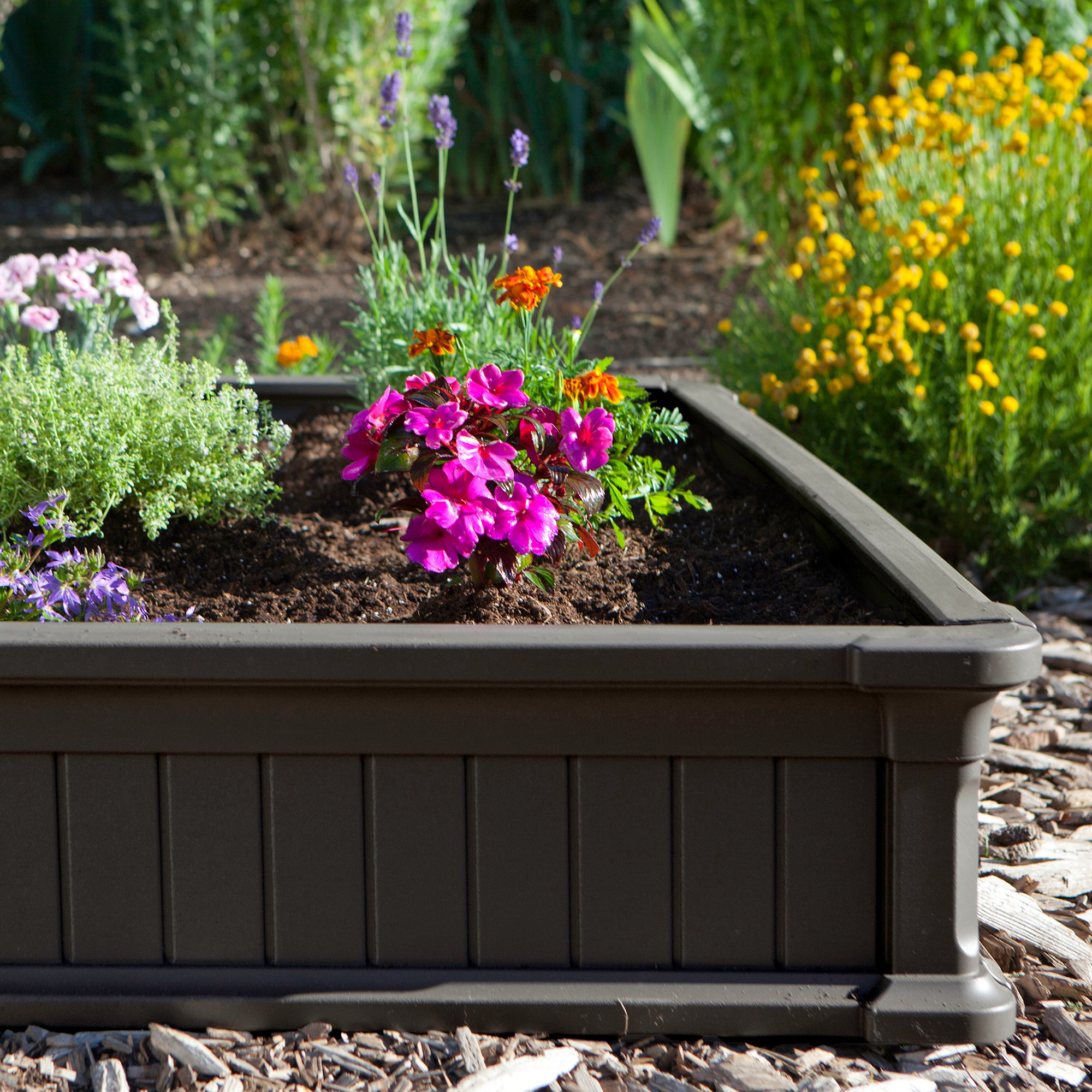 60053 Lifetime Products 4' x 4' Raised Garden 2 Pack-2