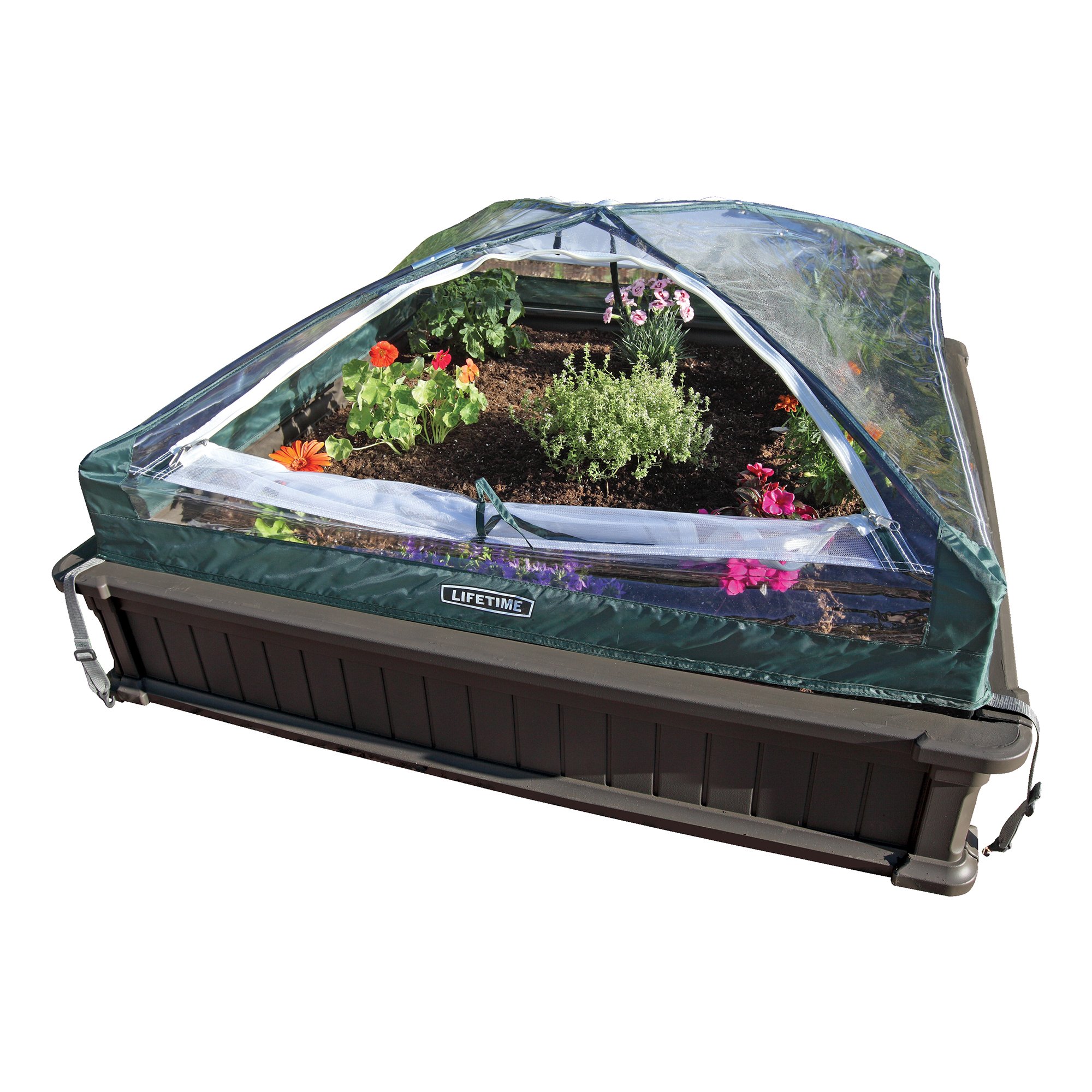 60053 Lifetime Products 4' x 4' Raised Garden 2 Pack-6