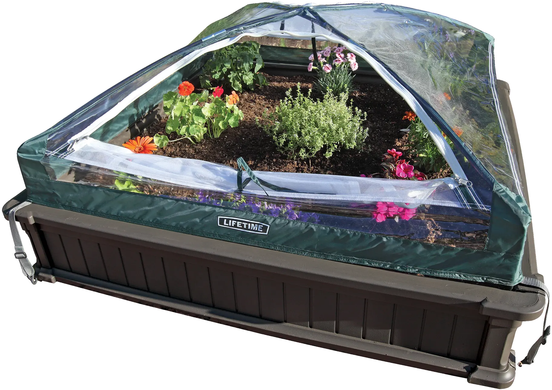 60053 Lifetime Products 4' x 4' Raised Garden 2 Pack-6