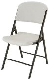 42803 Lifetime 4-Pack Almond Folding Chairs