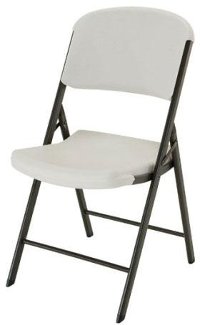 42803 Lifetime 4-Pack Almond Folding Chairs